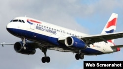 资料照：英国航空公司的客机。