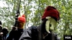 Para militan di kawasan Delta Niger, Nigeria selatan sering melakukan penculikan dan menuntut uang tebusan (foto: dok).