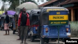 Une rue de Bayelsa, dans l'Etats de Yenagoa