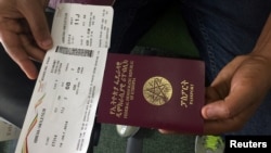 The bird of peace has just flown to