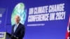 U.S. President Joe Biden speaks at the U.N. Climate Change Conference (COP26) in Glasgow, Scotland, Britain, November 2, 2021.
