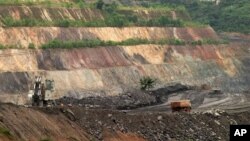 Salah satu lokasi tambang emas di Afrika Tengah (foto: dok). 
