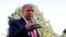 U.S. President Donald Trump speaks to the media on the South Lawn of the White House in Washington.