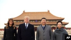 Shugaba Donald Trump a Beijing