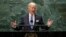 U.S. President Joe Biden speaks during the 76th Session of the U.N. General Assembly in New York City, Sept. 21, 2021. 