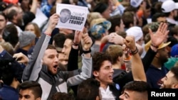 Donald Trump a annulé un meeting à l'Université de l'Illinois de Chicago, le 11 mars 2016. (REUTERS/Kamil Krzaczynski)