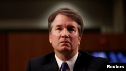 Le juge Brett Kavanaugh, candidat de la Cour suprême des Etats-Unis, lors de son audience de confirmation du Comité judiciaire du Sénat américain à Capitol Hill, à Washington, le 4 septembre 2018.