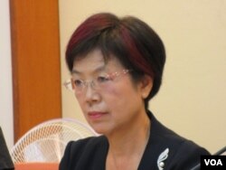 台湾民进党立委尤美女 （美国之音张永泰拍摄）