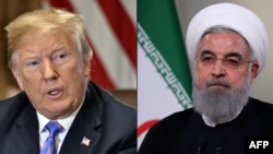 Shugaban Amurka Donald Trump (Hagu) da na Iran, Hassan Rouhani (Dama)