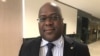 Félix Tshisekedi, président du Rassemblement de l’opposition congolaise (Rassop) lors d’une interview à la VOA Afrique, à Washington, 23 août 2017. (VOA/Eddy Isango)