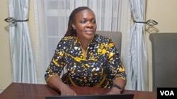 Lucia Masuka, head of Amnesty International in Zimbabwe, is pictured in Harare in September 2024. She says most countries in the world are moving away from the death penalty and she urges African countries to follow suit. (Columbus Mavhunga/VOA)