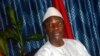 Guinea's President Alpha Conde poses during an interview in Conakry, Oct. 8, 2013. 