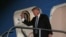 U.S. President Donald Trump arrives aboard Air Force One at Ninoy-Aquino International Airport in Manila, Philippines November 12, 2017. 