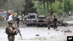 3일 아프가니스탄 수도 카불에서 발생한 자살폭탄
테러 현장.