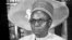 FILE - In this B/W file photo dated circa 1983, showing President of Nigeria Shehu Shagari, at a press conference in Lagos. 