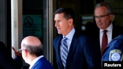 Michael Flynn, ancien conseiller à la sécurité nationale de Doanld Trump, à Washington, le 1er décembre 2017.