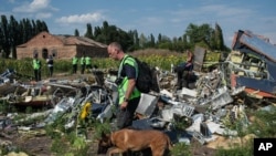 Le site en Ukraine où s'est écrasé le vol MH17 de la Malaysian Airlines