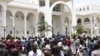 Protesters occupy Mali's presidential palace in the capital Bamako, May 21, 2012.