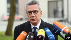 ሚንስትር ውሽጣዊ ጉዳያት ጀርመን ቶማስ ደ ማይዘር