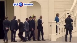 VOA60 DUNIYA: GERMANY Shugaban Amurka Barack Obama ya Gana da Shugabannin Tarayyar Turai a Jamus.