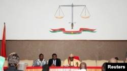 La Cour de justice à Ouagadougou, au Burkina Faso, le 17 avril 2015.