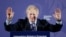 British Prime Minister Boris Johnson outlines his government's negotiating stance with the European Union after Brexit, during a key speech at the Old Naval College in Greenwich, London, Feb. 3, 2020. 