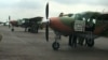 Aircrafts donated by America at the Yaounde military air base in Cameroon, May 11 2018