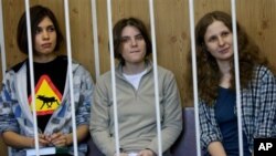 Участницы группы Pussy Riot.