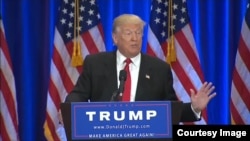 美国共和党总统竞选后选人川普