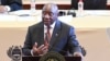 Le président sud-africain Cyril Ramaphosa.