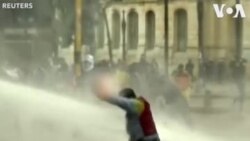 ប៉ូលិស​និង​ក្រុម​អ្នក​ធ្វើ​បាតុកម្ម​នៅ​កូឡុំប៊ី​ប៉ះទង្គិច​គ្នា