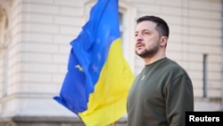 资料照片：乌克兰总统泽连斯基。