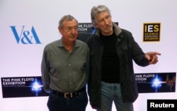 راجر واترز و نیک میسون اعضای گروه پینک فلوید