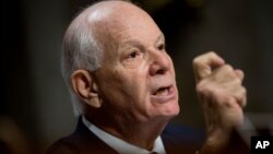 የሜሪላንድ አንጋፊ ሴናተር ቤን ካርዲን /ፋይል ፎቶ/ 