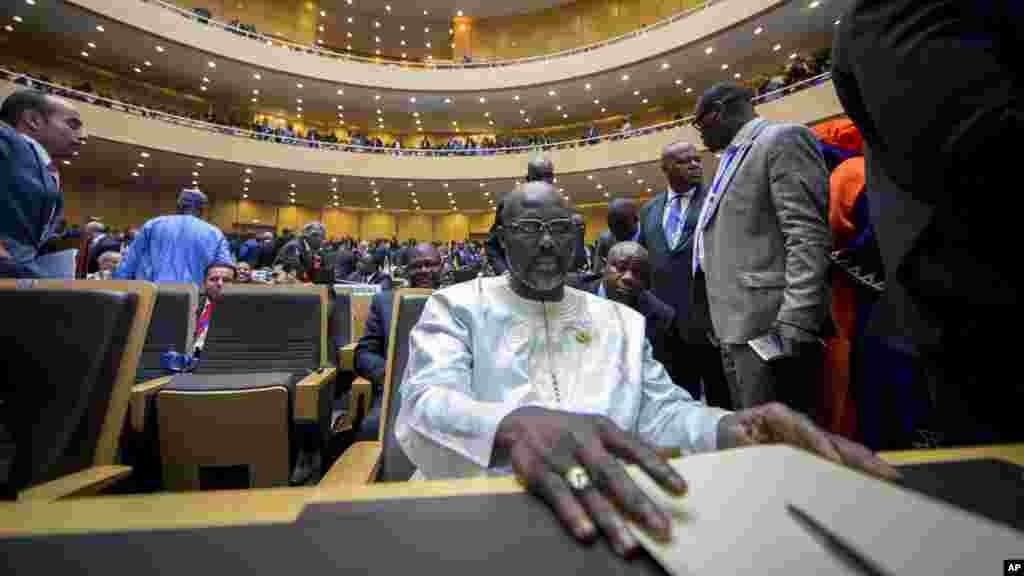 የላይበሪያ ፕሬዚዳንት ጆርጅ ዊአ