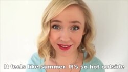 OMG!美语 Unseasonably Warm!