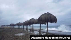 艾达飓风袭击古巴首都哈瓦那（2021年8月27日）