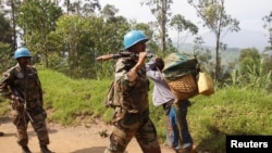 ፎቶ ፋይል፦ የተባበሩት መንግሥታት ድርጅት ሰላም አስከባሪዎች በኮንጎ