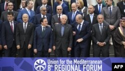 Takimi i Unionit të Mesdheut në Barcelonë/AFP