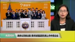 VOA连线(莫雨)：美参议员推法案，要求加强监管在美上市中资企业