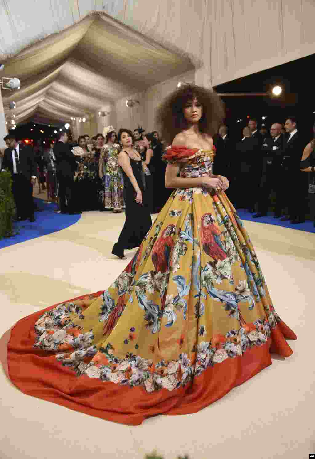 زندایا در مت گالا ۲۰۱۷، مراسم مد و لباس به نفع موزه متروپولیتن در نیویورک