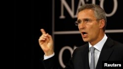 옌스 스톨텐베르크 북대서양조약기구(NATO) 사무총장. (자료사진)