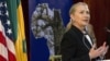 U.S. Secretary of State Hillary Clinton speaks at the University of Dakar, in Dakar, Senegal, August 1, 2012.