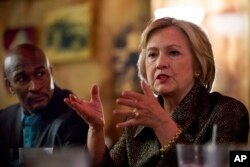美国民主党总统候选人希拉里·克林顿（2016年10月2日）