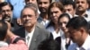 Asif Ali Zardari former President of Pakistan with daughter Aseefa Zardari 
