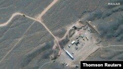 تصویر ماهواره‌ای از تاسیسات هسته‌ای نطنز (عکس از رویترز) 