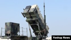 미군 패트리엇 포대.