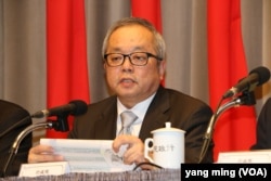 行政院副院长施俊吉(美国之音杨明拍摄)