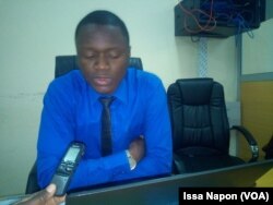 Brahima Konate, responsable cellule de pilotage, à Ouagadougou, au Burkina, le 11 septembre 2018. (VOA/Issa Napon)