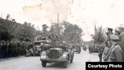 Парад вермахта перед частями РККА в Бресте. Архивное фото. 22 сентября 1939 г.